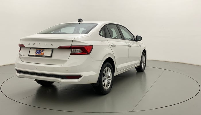 2022 Skoda SLAVIA AMBITION 1.0L TSI MT, Petrol, Manual, 1,298 km, Right Back Diagonal