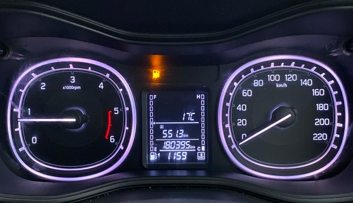2017 Maruti Vitara Brezza ZDI, Diesel, Manual, 1,80,438 km, Odometer View
