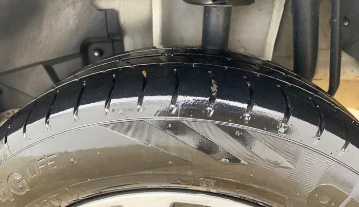 2023 Tata TIGOR XZ PLUS CNG, CNG, Manual, 87,506 km, Left Rear Tyre Tread