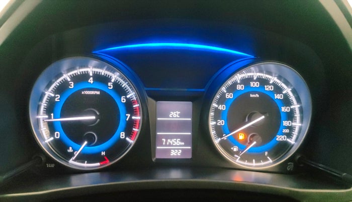 2021 Maruti Baleno DELTA PETROL 1.2, Petrol, Manual, 71,449 km, Odometer Image