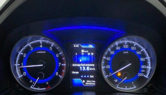 2020 Toyota Glanza G, Petrol, Manual, 69,714 km, Odometer Image
