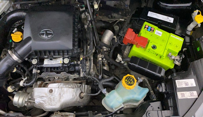 2022 Tata NEXON XZ PLUS PETROL DARK EDITION, Petrol, Manual, 15,038 km, Engine View - Left