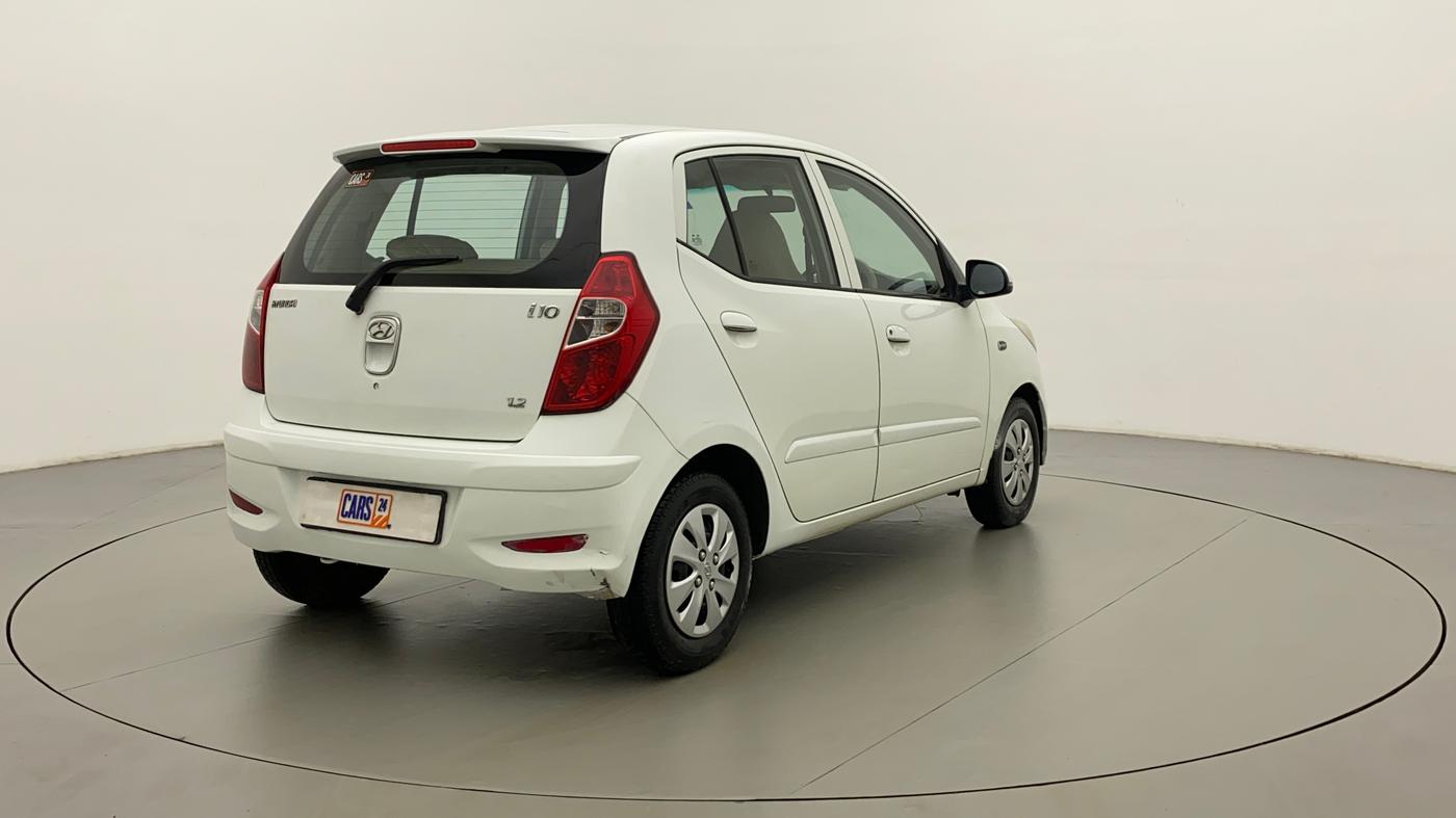 2010 Hyundai i10 SPORTZ 1.2, Petrol, Manual, 83,296 km, Right Back Diagonal