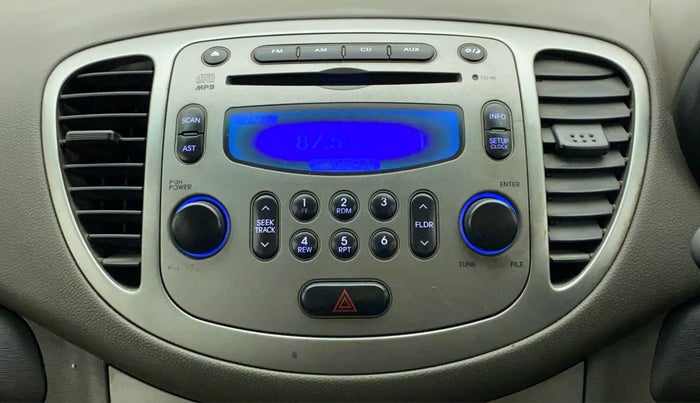2010 Hyundai i10 SPORTZ 1.2, Petrol, Manual, 83,296 km, Infotainment System