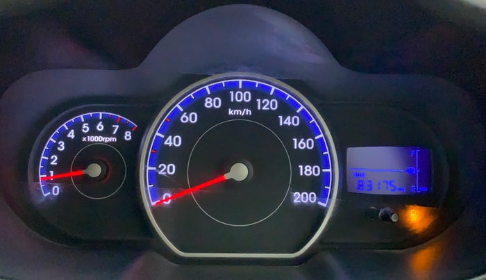 2010 Hyundai i10 SPORTZ 1.2, Petrol, Manual, 83,296 km, Odometer Image