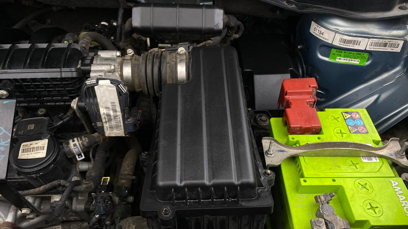 2023 Tata PUNCH ACCOMPLISHED AMT, Petrol, Automatic, 54,048 km, Engine View - Left