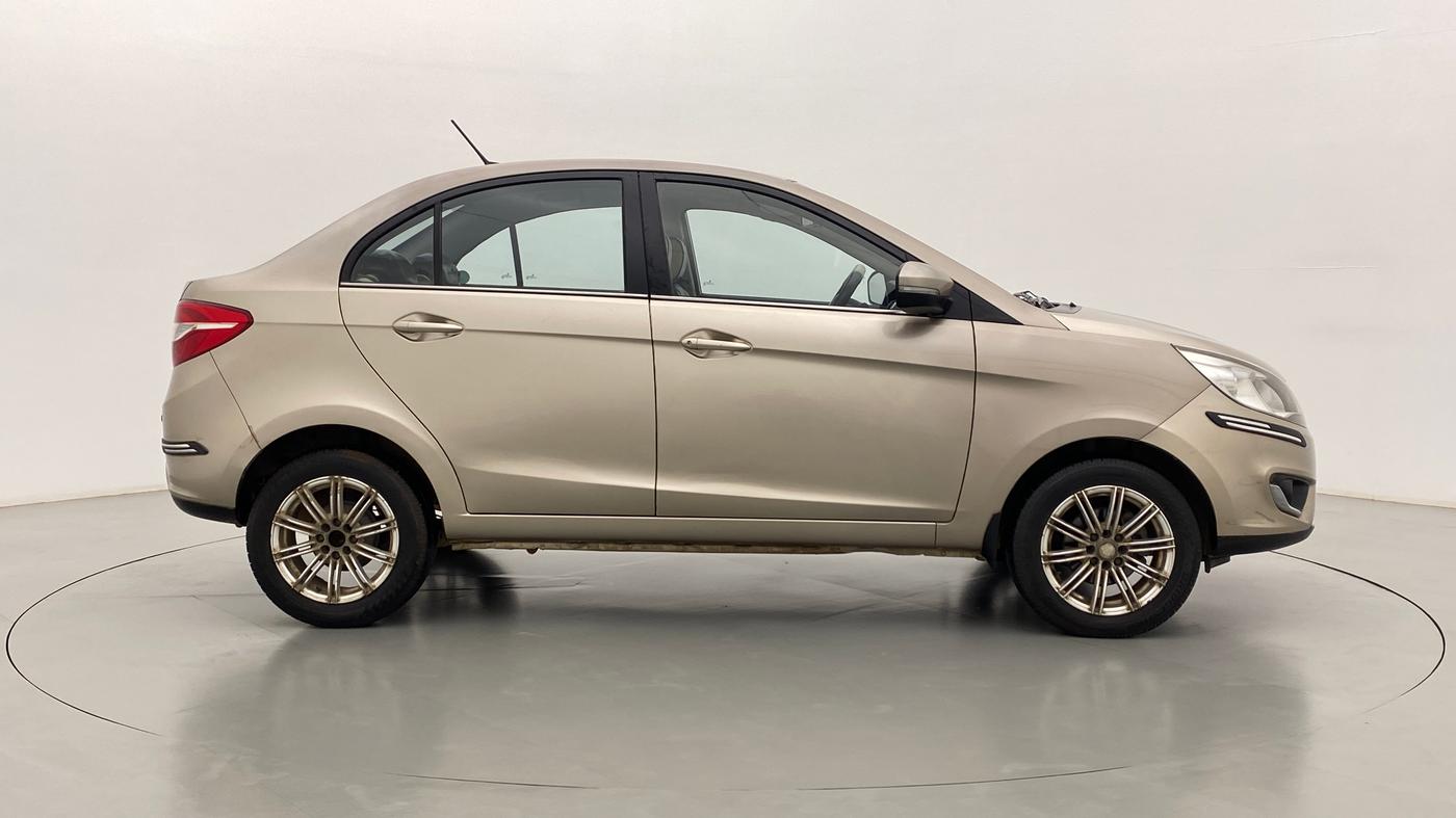 2015 Tata Zest XMA QUADRAJET 90PS, Diesel, Automatic, 65,422 km, Right Side View