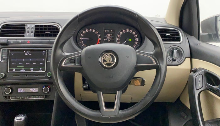 2017 Skoda Rapid STYLE 1.5 TDI AT, Diesel, Automatic, 75,037 km, Steering Wheel Close Up