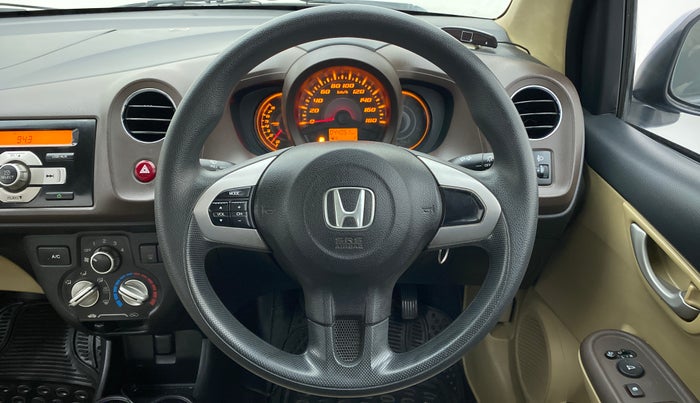 2013 Honda Amaze 1.2 VXMT I VTEC, Petrol, Manual, 44,119 km, Steering Wheel Close Up
