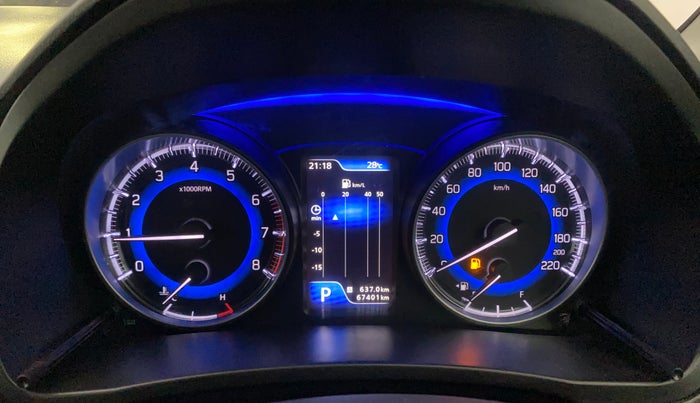 2018 Maruti Baleno ZETA CVT PETROL 1.2, Petrol, Automatic, 67,401 km, Odometer Image