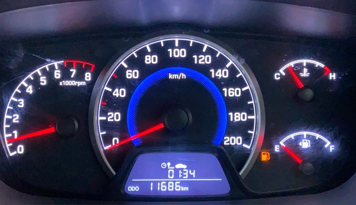 2018 Hyundai Grand i10 MAGNA 1.2 VTVT, Petrol, Manual, 11,635 km, Odometer Image