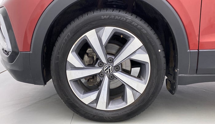 2021 Volkswagen TAIGUN TOPLINE 1.0 TSI MT, Petrol, Manual, 18,089 km, Left Front Wheel