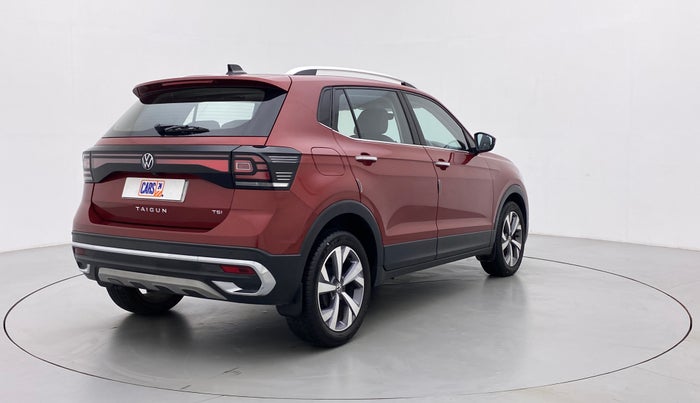 2021 Volkswagen TAIGUN TOPLINE 1.0 TSI MT, Petrol, Manual, 18,089 km, Right Back Diagonal