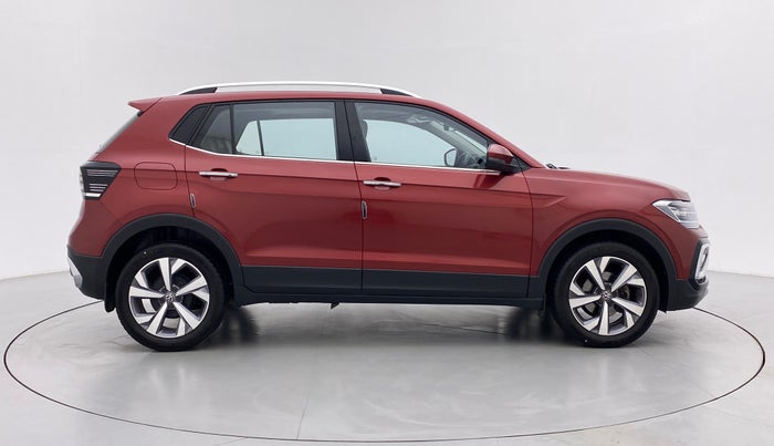 2021 Volkswagen TAIGUN TOPLINE 1.0 TSI MT, Petrol, Manual, 18,089 km, Right Side View