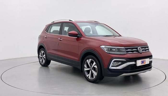 2021 Volkswagen TAIGUN TOPLINE 1.0 TSI MT, Petrol, Manual, 18,089 km, Right Front Diagonal