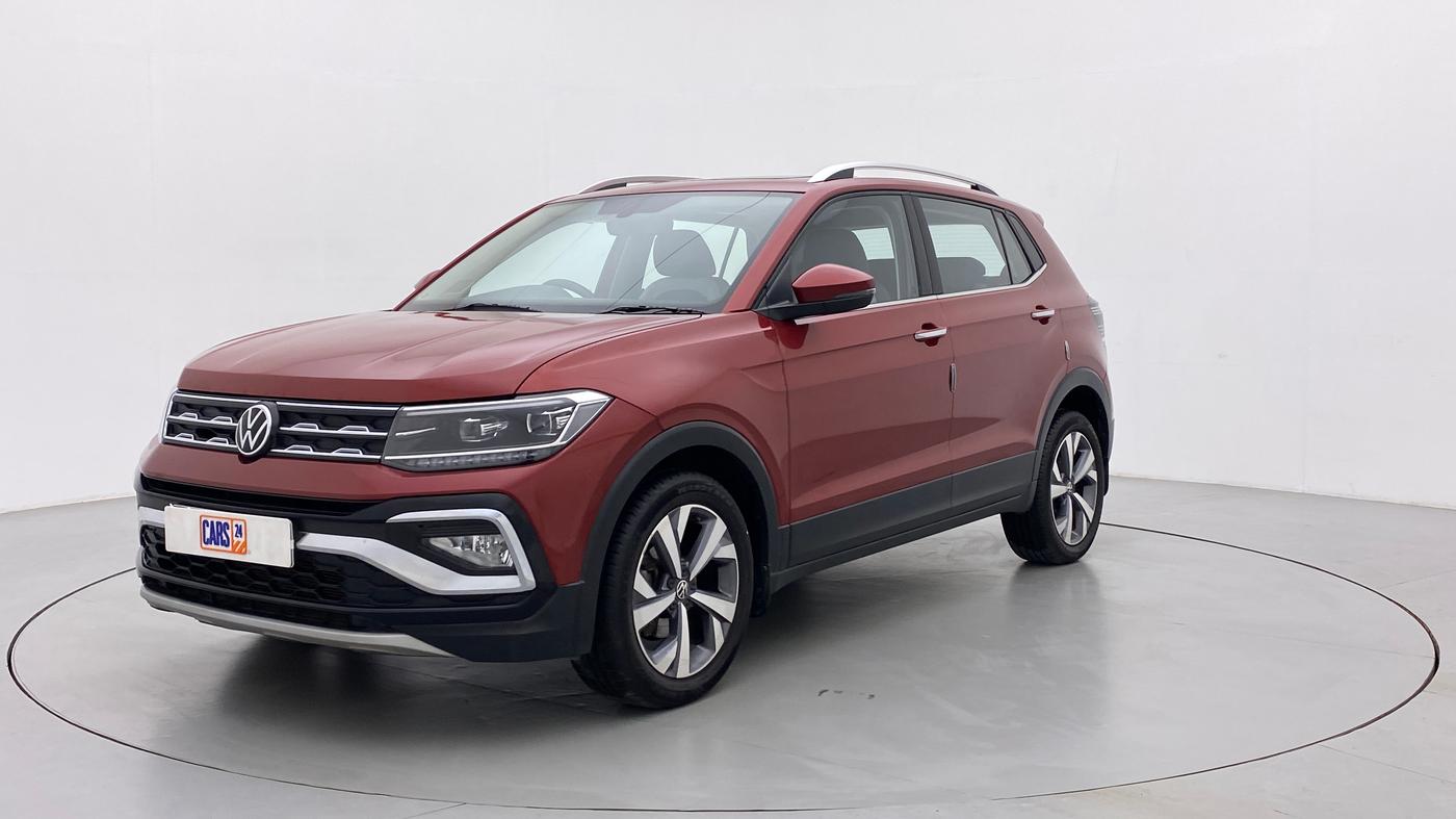 2021 Volkswagen TAIGUN TOPLINE 1.0 TSI MT, Petrol, Manual, 18,089 km, Left Front Diagonal