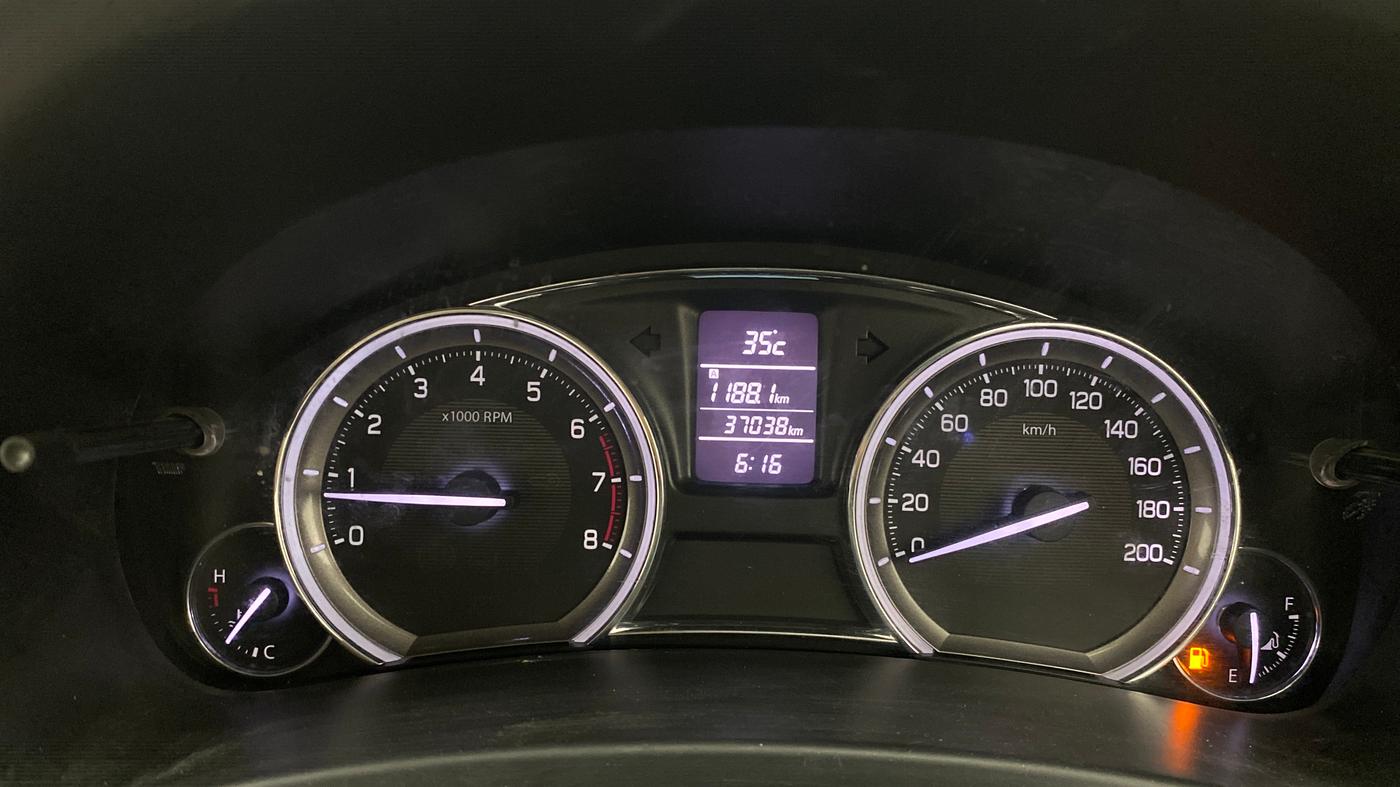 2017 Maruti Ciaz DELTA 1.4 MT PETROL, Petrol, Manual, 37,038 km, Odometer Image