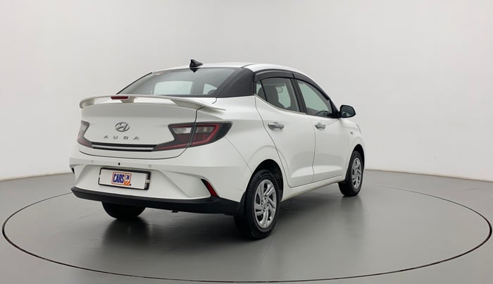 2022 Hyundai AURA S 1.2 CNG, CNG, Manual, 7,670 km, Right Back Diagonal