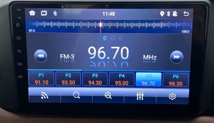 2022 Hyundai AURA S 1.2 CNG, CNG, Manual, 7,670 km, Infotainment System