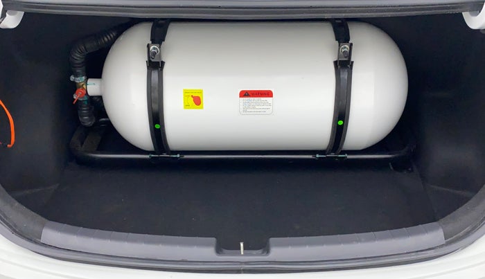 2022 Hyundai AURA S 1.2 CNG, CNG, Manual, 7,670 km, Boot Inside