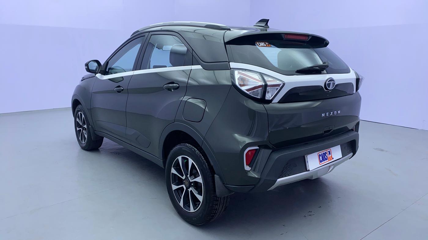 2020 Tata NEXON XZA PLUS SUNROOF DIESEL, Diesel, Automatic, 51,983 km, Left Back Diagonal