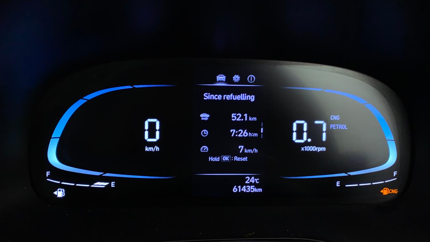 2024 Hyundai EXTER SX 1.2 CNG MT, CNG, Manual, 61,431 km, Odometer Image