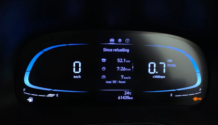 2024 Hyundai EXTER SX 1.2 CNG MT, CNG, Manual, 61,431 km, Odometer Image