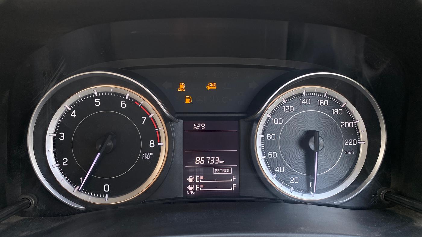 2020 Maruti Ertiga VXI CNG, CNG, Manual, 86,729 km, Odometer Image