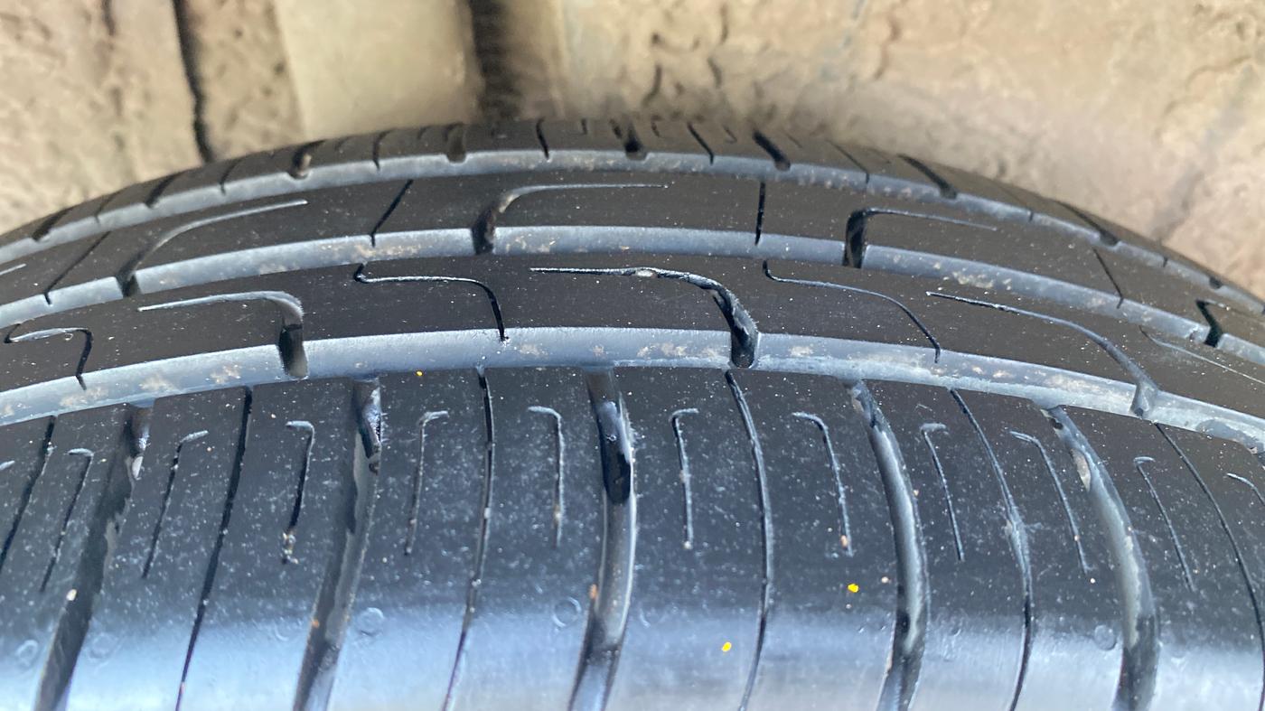 2020 Maruti Ertiga VXI CNG, CNG, Manual, 86,729 km, Right Rear Tyre Tread