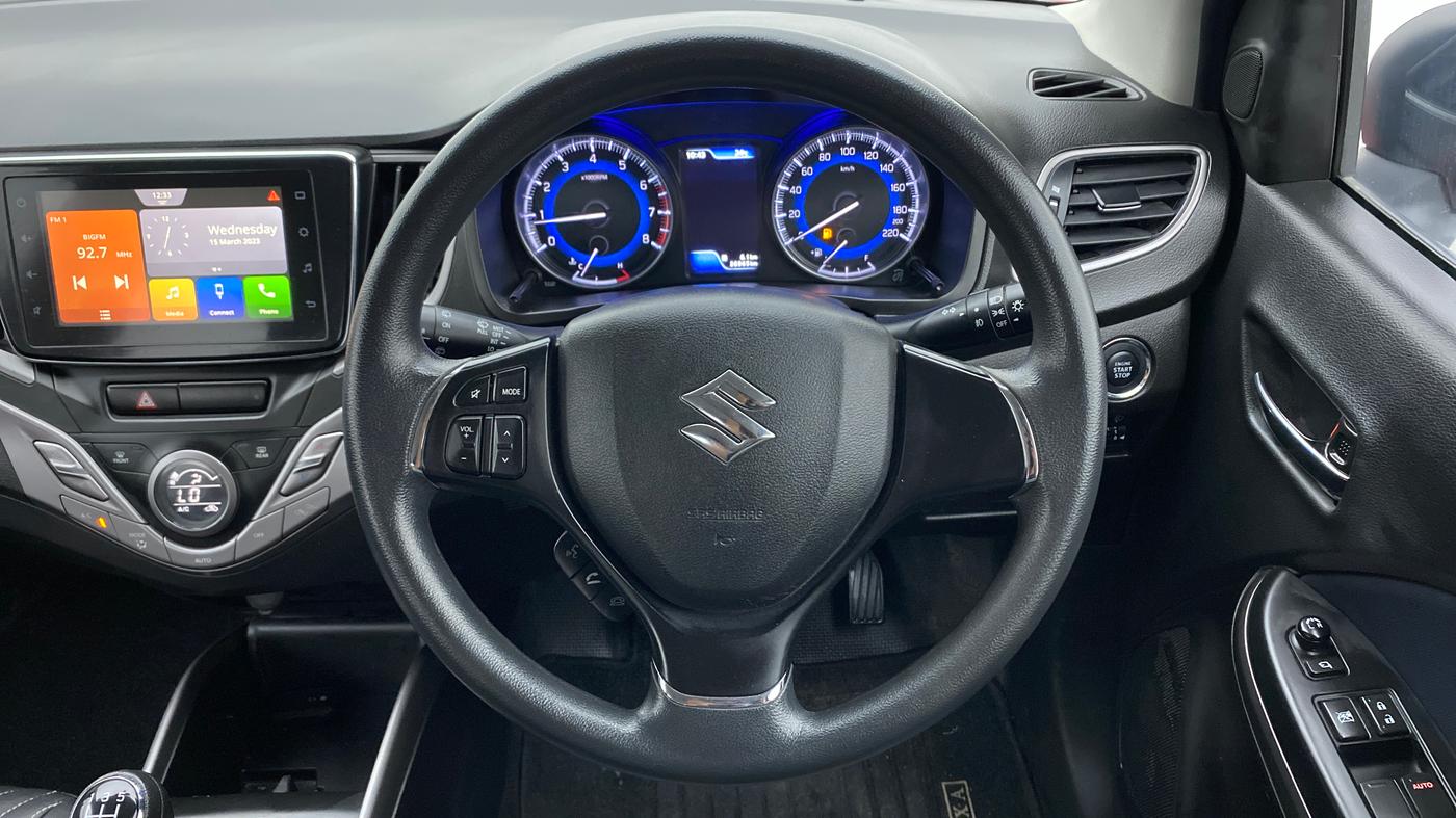 2021 Maruti Baleno ZETA PETROL 1.2, Petrol, Manual, 36,964 km, Steering Wheel Close Up