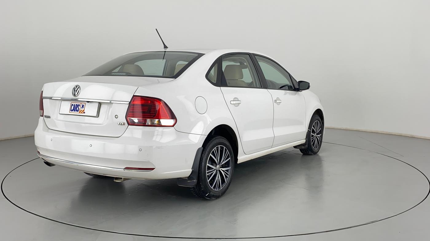 2019 Volkswagen Vento HIGHLINE DIESEL, Diesel, Manual, 42,255 km, Right Back Diagonal