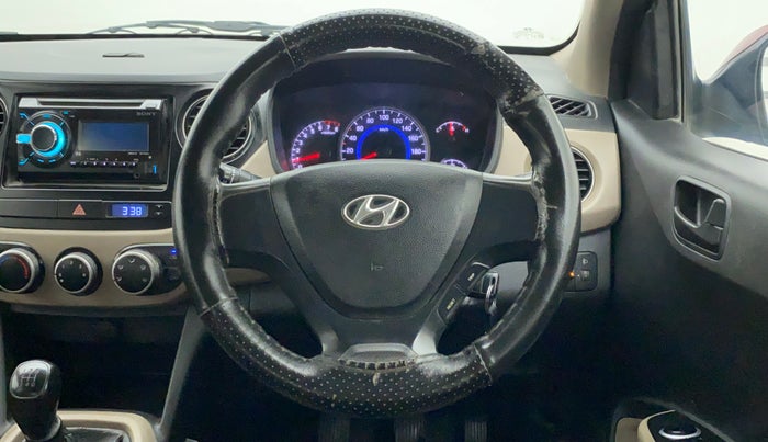 2014 Hyundai Grand i10 MAGNA 1.2 VTVT, CNG, Manual, 1,00,217 km, Steering Wheel Close Up