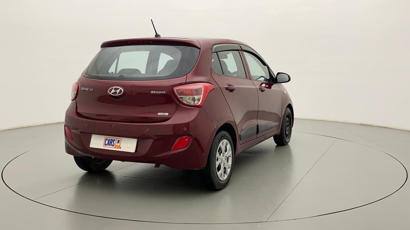 2014 Hyundai Grand i10 MAGNA 1.2 VTVT, CNG, Manual, 1,00,217 km, Right Back Diagonal