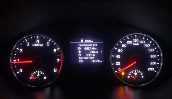 2021 KIA SELTOS HTX 1.5 PETROL, Petrol, Manual, 26,323 km, Odometer Image