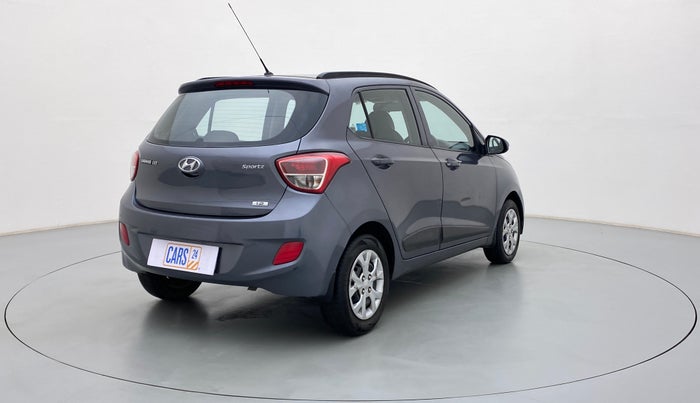 2015 Hyundai Grand i10 SPORTZ 1.2 KAPPA VTVT, Petrol, Manual, 26,350 km, Right Back Diagonal
