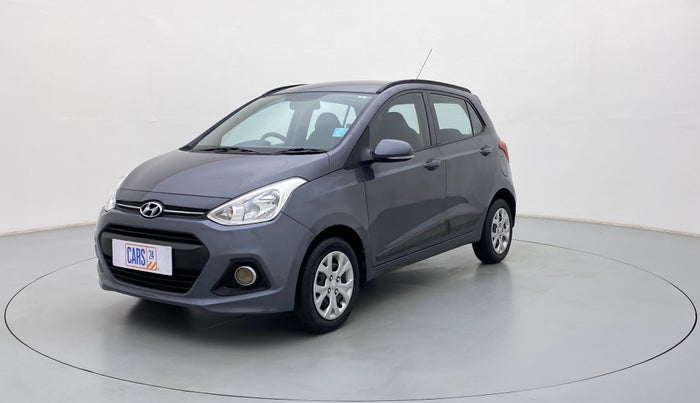 2015 Hyundai Grand i10 SPORTZ 1.2 KAPPA VTVT, Petrol, Manual, 26,350 km, Left Front Diagonal