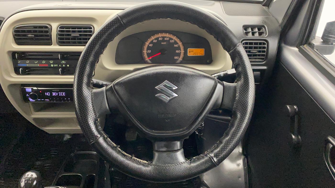 2020 Maruti Eeco 5 STR WITH AC PLUSHTR, Petrol, Manual, 20,396 km, Steering Wheel