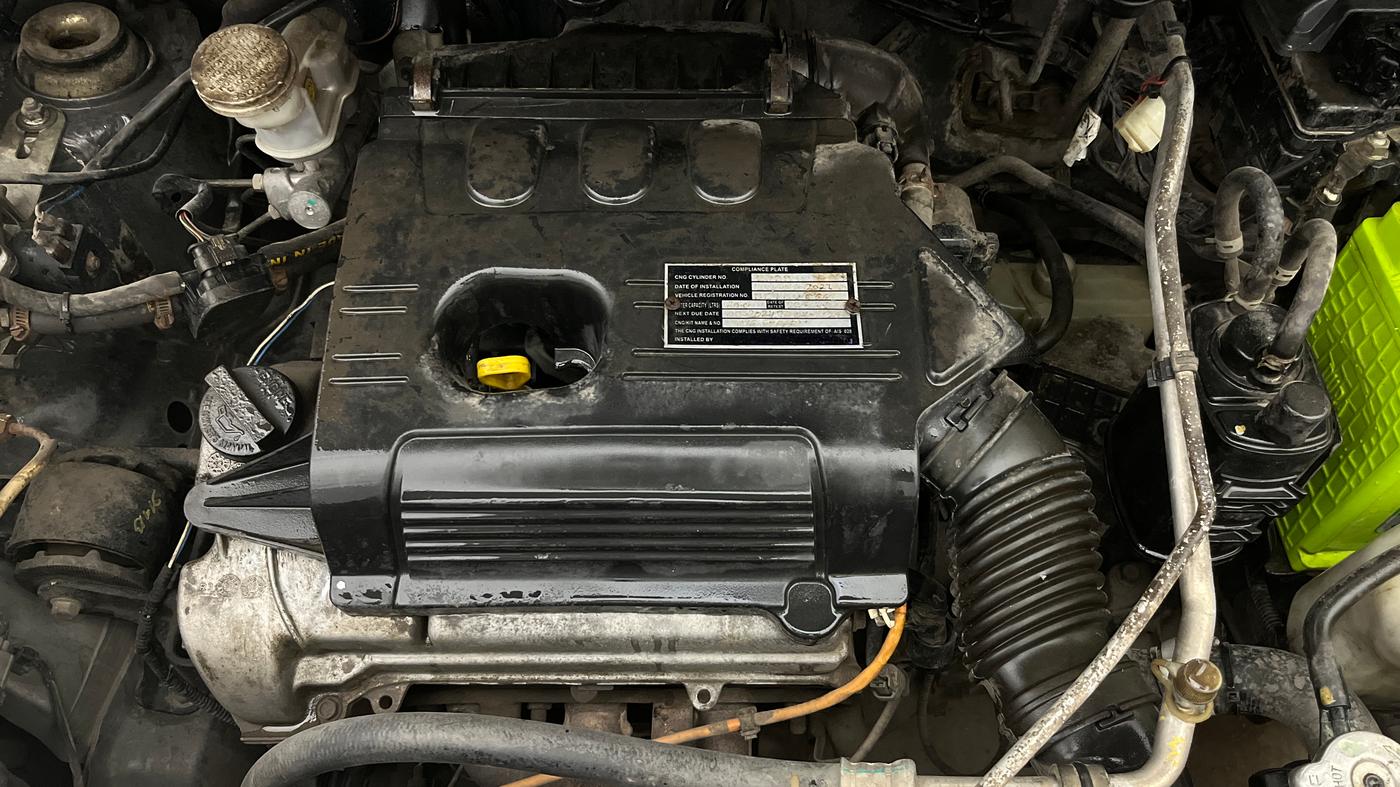 2016 Maruti Wagon R 1.0 VXI AMT, CNG, Automatic, 74,439 km, Engine View