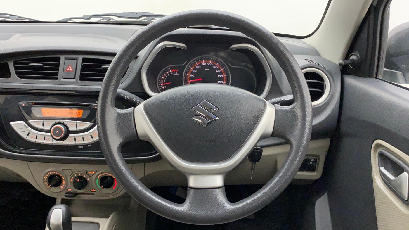 2017 Maruti Alto K10 VXI AMT, Petrol, Automatic, 21,552 km, Steering Wheel Close Up