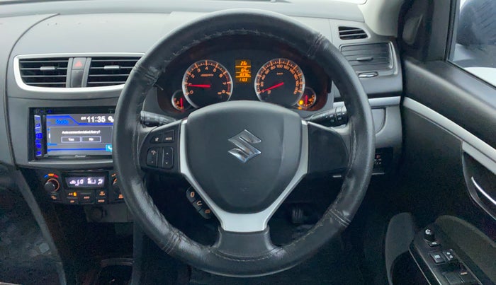 2015 Maruti Swift ZXI D, Petrol, Manual, 18,443 km, Steering Wheel Close Up