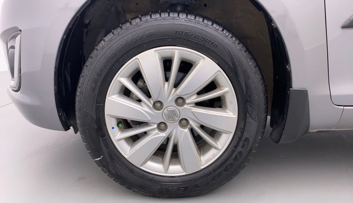 2015 Maruti Swift ZXI D, Petrol, Manual, 18,443 km, Left Front Wheel
