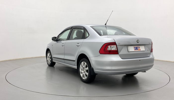 2012 Skoda Rapid AMBITION 1.6 TDI CR MT, Diesel, Manual, 51,118 km, Left Back Diagonal