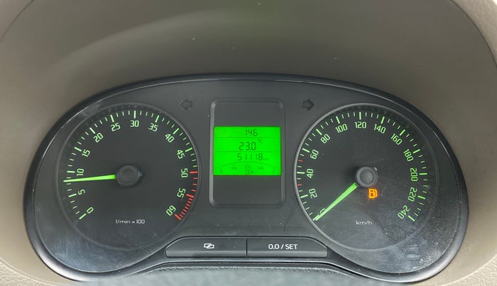 2012 Skoda Rapid AMBITION 1.6 TDI CR MT, Diesel, Manual, 51,118 km, Odometer Image