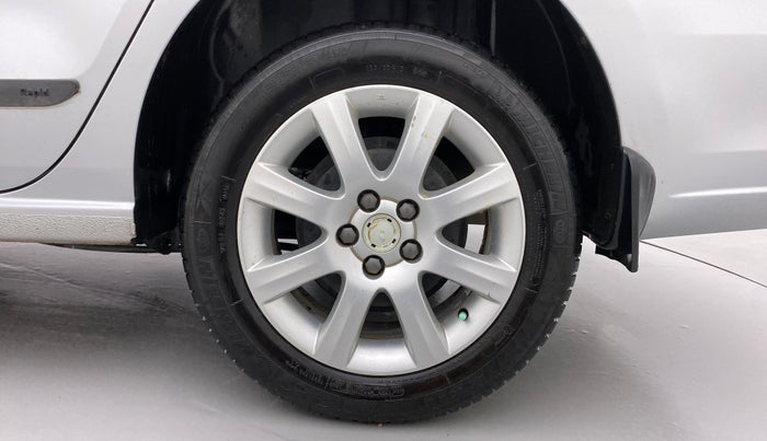 2012 Skoda Rapid AMBITION 1.6 TDI CR MT, Diesel, Manual, 51,118 km, Left Rear Wheel