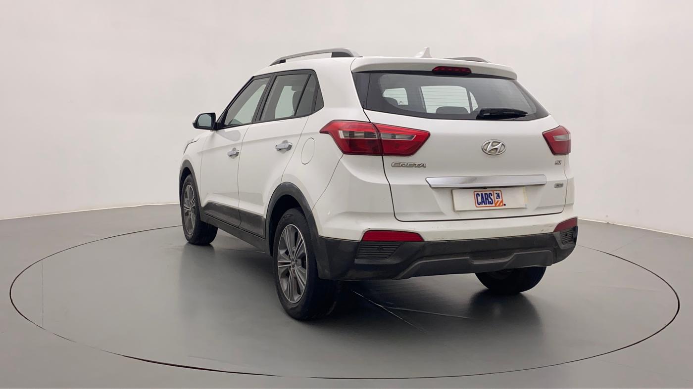 2017 Hyundai Creta SX PLUS AT 1.6 PETROL, Petrol, Automatic, 45,452 km, Left Back Diagonal