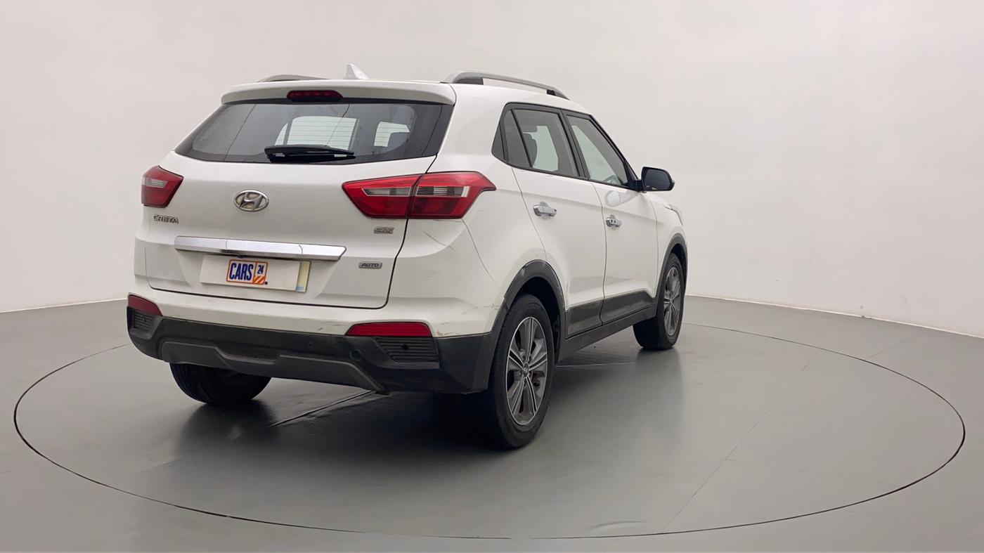 2017 Hyundai Creta SX PLUS AT 1.6 PETROL, Petrol, Automatic, 45,452 km, Right Back Diagonal