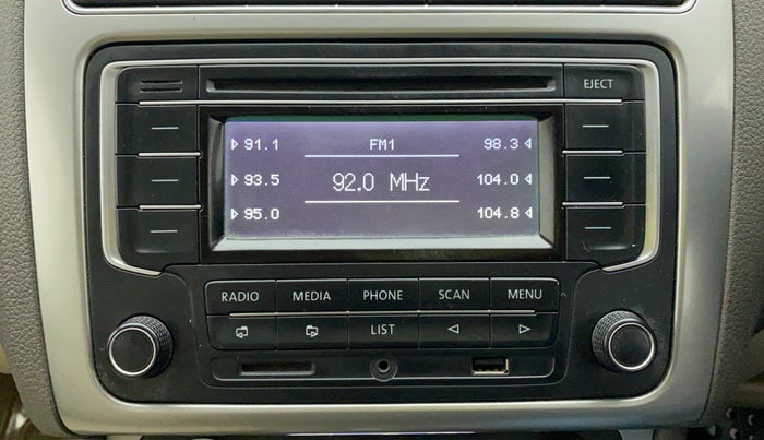 2015 Volkswagen Vento HIGHLINE PETROL AT, Petrol, Automatic, 53,803 km, Infotainment System