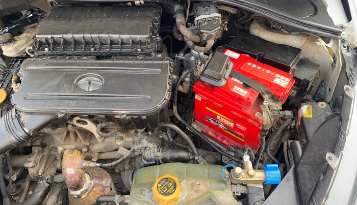2022 Tata TIGOR XZ PETROL, CNG, Manual, 52,247 km, Engine View - Left