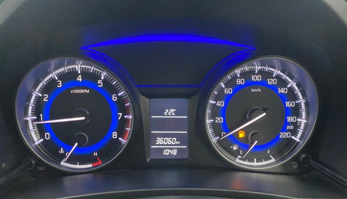 2018 Maruti Baleno DELTA PETROL 1.2, Petrol, Manual, 36,014 km, Odometer Image