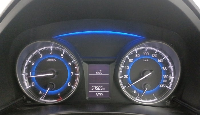 2019 Maruti Baleno DELTA PETROL 1.2, Petrol, Manual, 57,584 km, Odometer Image